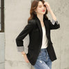 HIGH QUALITY Fashion 2020 Design Blazer Jacket Women's Green Black Blue Solid Tops For Office Lady Wear Size S-4XL