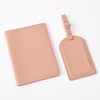 Pu Leather Bronzing Design Passport Holder Luggage Tag Suit Passport Case