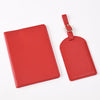 Pu Leather Bronzing Design Passport Holder Luggage Tag Suit Passport Case
