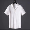 Leisure Suit Summer Loose Short Sleeve Top And Drawstring Trousers Fashion Mens Clothing