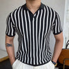 Knitwear Short Sleeve Business Polo Shirt Men