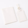 Pu Leather Bronzing Design Passport Holder Luggage Tag Suit Passport Case