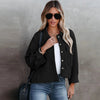 Women's Waffle Cardigan Short Top Coat