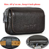 Fashion Quality Leather Small Summer Pouch Hook Design Waist Pack Bag Cigarette Case 6" Phone Pouch Waist Belt Bag 1609