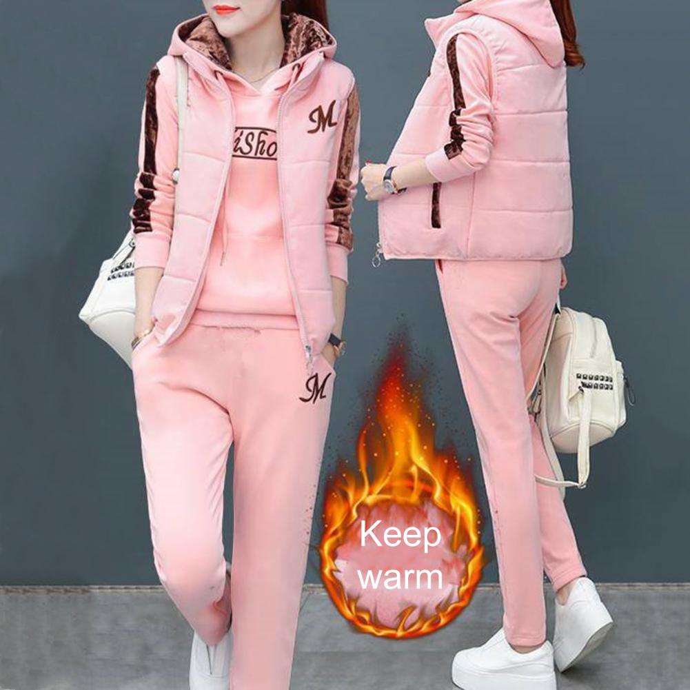 Women Tracksuit Autumn and Winter Pullovers Sweatshirts Jogging Suit C –  Aviationkart