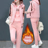 Women Tracksuit Autumn and Winter Pullovers Sweatshirts Jogging Suit Casual Long Pants Sports Suit Women Three Piece Outfits 202