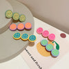 Korean Trend Hair Accessories Sweet and Cute Girl Heart Candy Color Smiley Simple Bangs Clip Duck Mouth Clip