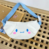 Kawaii Sanrio Crossbody Cinnamoroll Chest Bag Anime Kuromi Messenger Bag My Melody Waist Pack Mobile Phone Bag Purses Women Gift
