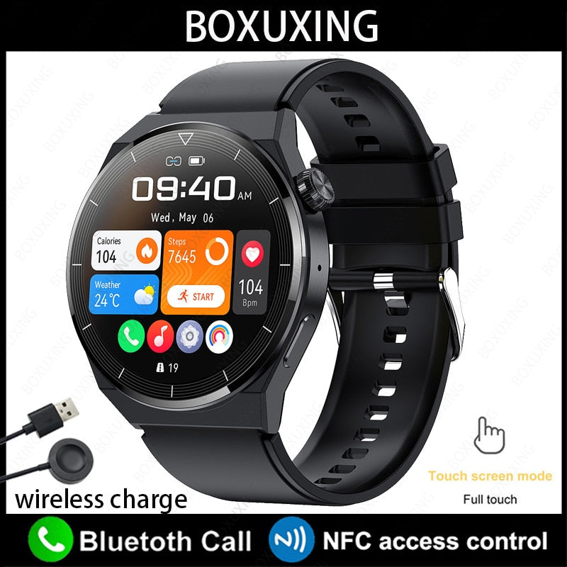 For Huawei Xiaomi NFC Smart Watch Men GT3 Pro AMOLED 390*390 HD