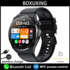 For Huawei Xiaomi NFC Smart Watch Men GT3 Pro AMOLED 390*390 HD Screen Heart Rate Bluetooth Call IP68 Waterproof SmartWatch 2023