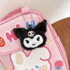 Kawaii Sanrio Crossbody Cinnamoroll Chest Bag Anime Kuromi Messenger Bag My Melody Waist Pack Mobile Phone Bag Purses Women Gift