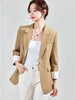 HIGH QUALITY Fashion 2020 Design Blazer Jacket Women's Green Black Blue Solid Tops For Office Lady Wear Size S-4XL