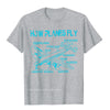 How Planes Fly Funny Aviation Top T-Shirts Gothic Slim Fit Men Tops Tees Oversized Cotton Manga Tshirt