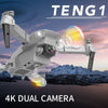 2023 New WIFI FPV Drone Camera 4K 1080P Height Hold RC Foldable Quadcopter Drones Kid Gift Toys Dron Mini Drone Dual Camera