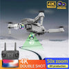 New E88 PRO Drone Professional 10K Wide Angle HD Camera Height Fixed Remote Control Foldable Quadrotor Helicopter Children's Toy