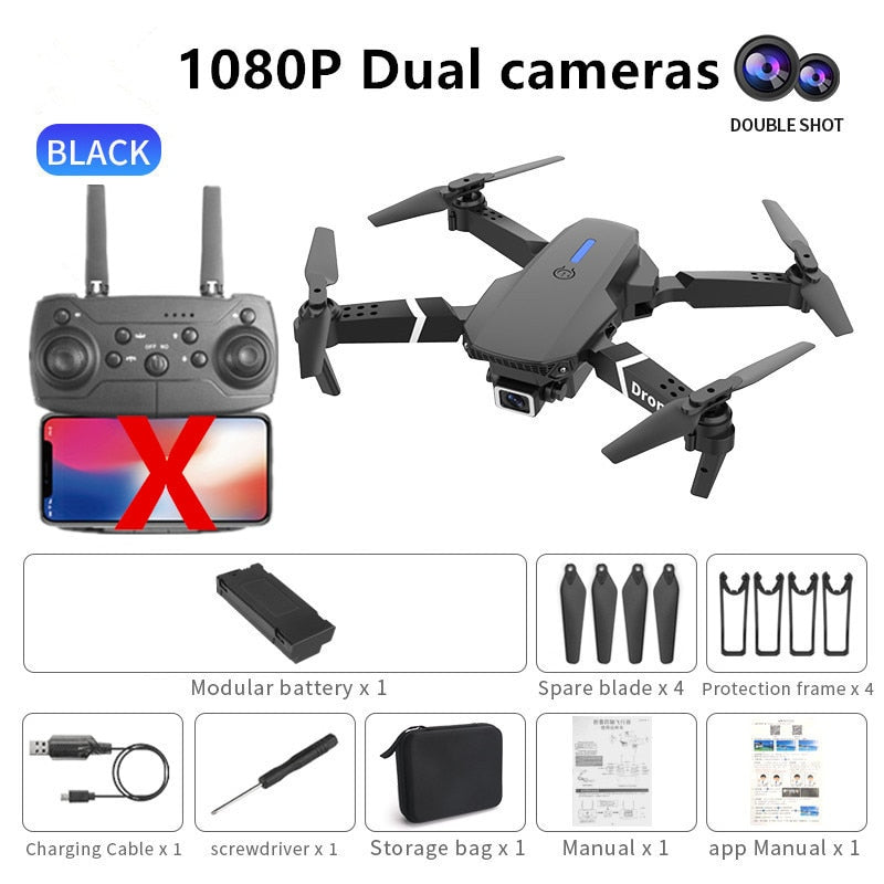 2020 new rc drone 4k hd wide clearance angle camera wifi fpv drone dual camera quadcopter
