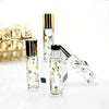 1PC  Empty 10ML Perfume Roll On Bottle Thick Glass Essential Oil Vials with Stainless Steel Roller Ball
