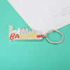 Barcelona Keychain Spain Travel Commemorative Key Chain Barkeno Gothic Building Alloy Electroplating Drip Oil Souvenir Gift