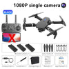 Professional Drone E88 4k wide-angle HD camera WiFi fpv height Hold Foldable RC quadrotor helicopter Camera-free children's toys