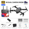 Professional Drone E88 4k wide-angle HD camera WiFi fpv height Hold Foldable RC quadrotor helicopter Camera-free children's toys