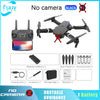New E88 PRO Drone Professional 10K Wide Angle HD Camera Height Fixed Remote Control Foldable Quadrotor Helicopter Children's Toy