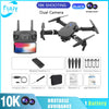 New E88 PRO Drone Professional 10K Wide Angle HD Camera Height Fixed Remote Control Foldable Quadrotor Helicopter Children's Toy