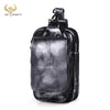 Fashion Quality Leather Small Summer Pouch Hook Design Waist Pack Bag Cigarette Case 6" Phone Pouch Waist Belt Bag 1609