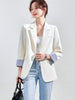HIGH QUALITY Fashion 2020 Design Blazer Jacket Women's Green Black Blue Solid Tops For Office Lady Wear Size S-4XL