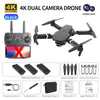 Professional Drone E88 4k wide-angle HD camera WiFi fpv height Hold Foldable RC quadrotor helicopter Camera-free children's toys