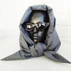 Quilted Headscarf Puffer Scarf Triangle Shawl Hood