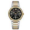 Mens Calendar Waterproof Multi-Function Two-Hand Semi-Quartz Watch