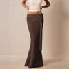 Metal-accented Figure-hugging Sheath Dress