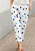 Women's Fashion Casual Drawstring Pocket Floral Floral Print Casual Jumpsuit
