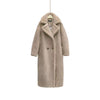 Womens Long Cashmere-Like Coat