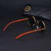Men's Metal Round Frame Retro Sunglasses