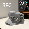 Elegant Checkered Lady's Hat