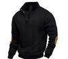 Stand Collar Long Sleeve Jacquard Knitted Pullover Sweater
