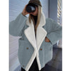 2026 Cross-border Autumn And Winter New European And American Women's Thickened Warm Fashion Loose Casual Retro Lamb Wool Jacket For Women