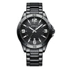 Waterproof Digital Quartz Watch With A Steel Band