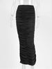 Fashionable New High-waisted Pleated Skirt
