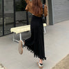 Versatile Tummy-Control Outerwear Pear-Shaped Denim Skirt