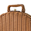 Souvenir Vintage Woven Rattan Suitcase