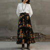 Retro High-waisted Skirt For Women