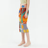 Women's Summer Printed Pleated Skirt