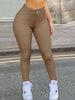 Plus-size Womens Slimming High-waist Pants
