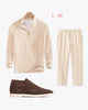 Sweater Loose Zip Pullover Knitting Sweater Coat Men