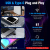 Wireless Head-mounted Gaming Headset Bluetooth 24G E-sports Headset