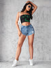 Casual And Fashionable Womens Denim Shorts