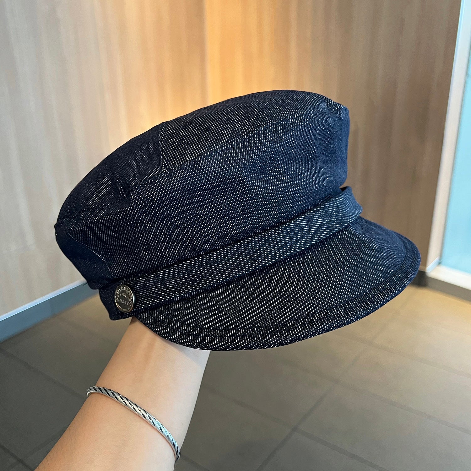 Octagonal Hat British Retro Octagonal Hat Fashionable Elegant Face-looking Newsboy ...