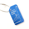 A380 Aluminum Alloy Boarding Pass Luggage Anti-lost Tag